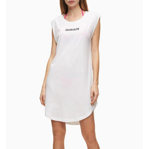 Calvin Klein dámské bílé šaty Beach - M (YCD)